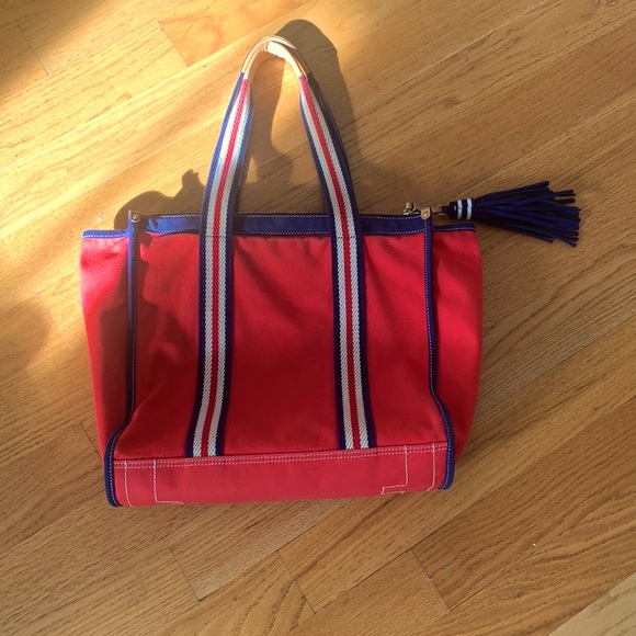 Tory Burch large Canvas Tote, EUC! - Picture 4 of 6